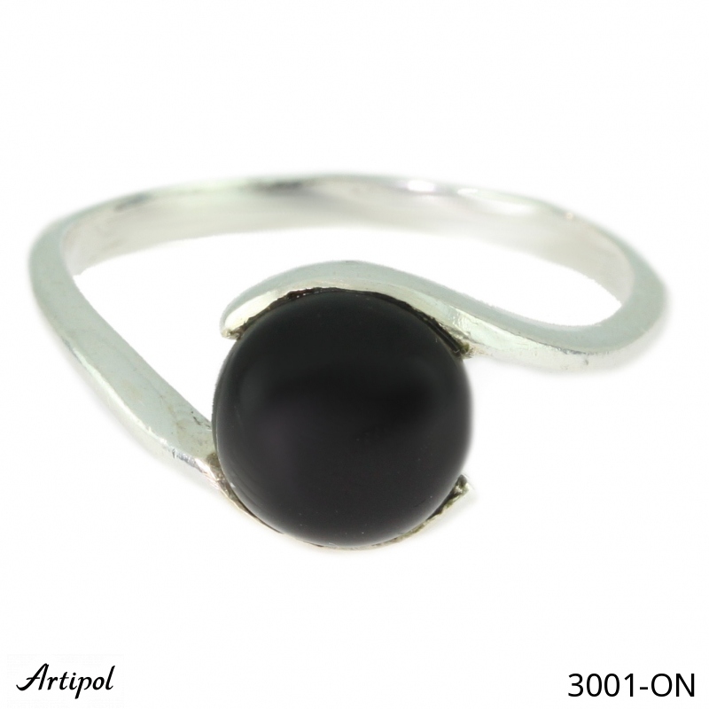 Ring 3001-ON with real Black Onyx