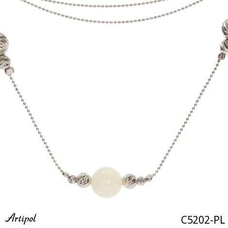 Collier C5202-PL en Pierre de lune véritable