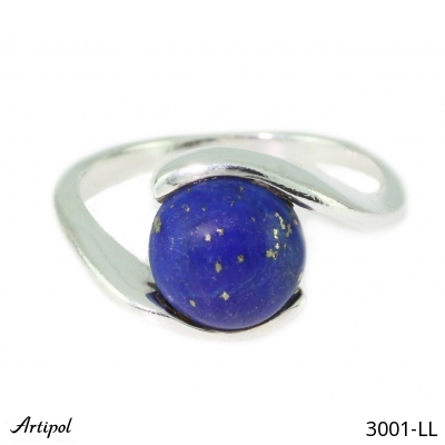 Ring 3001-LL with real Lapis-lazuli
