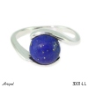 Ring 3001-LL with real Lapis lazuli