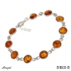 Bracelet B8603-B with real Amber
