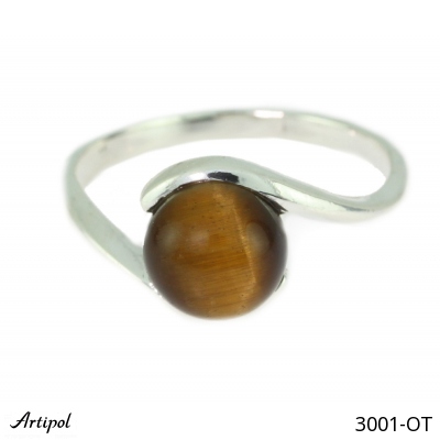 Ring 3001-OT with real Tiger's eye