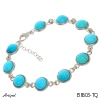 Bracelet B8603-TQ en Turquoise véritable