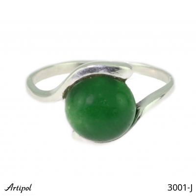 Ring 3001-J with real Jade