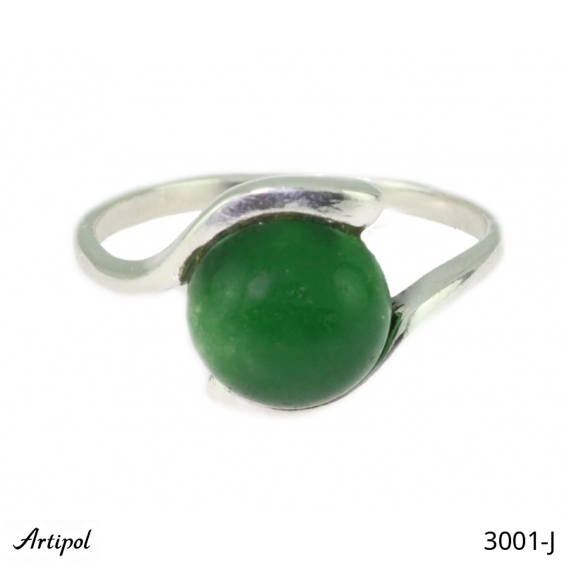 Ring 3001-J with real Jade