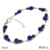 Bracelet B7001-LL with real Lapis lazuli