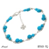 Bracelet B7001-TQ en Turquoise véritable