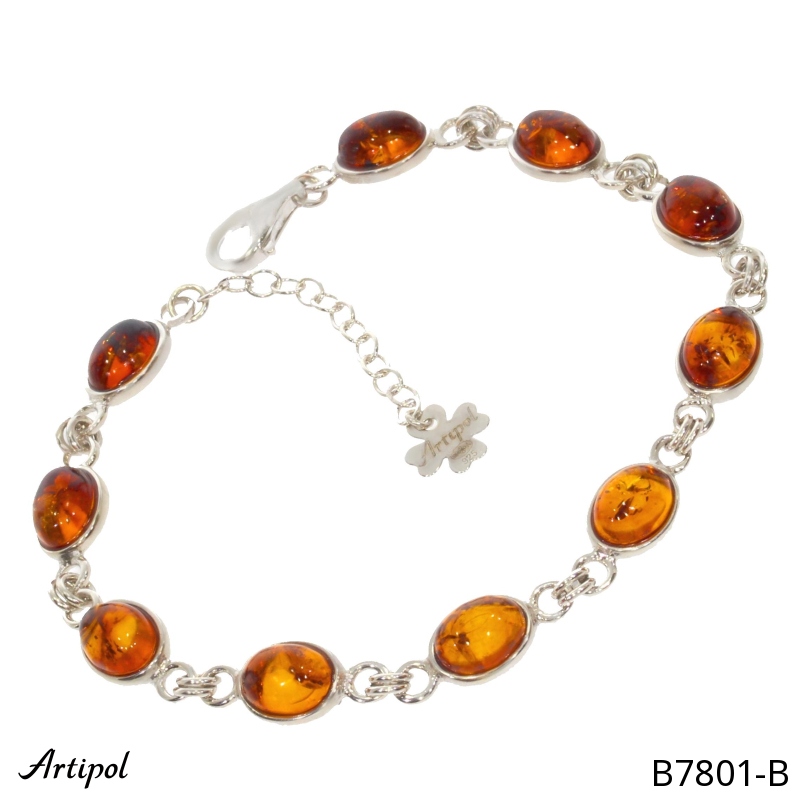 Bracelet B7801-B en Ambre véritable