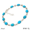 Bracelet B7801-TQ with real Turquoise