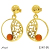 Boucles d'oreilles E3411-BV en Ambre véritable