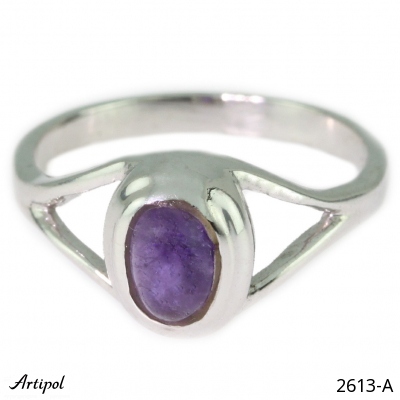 Ring 2613-A with real Amethyst