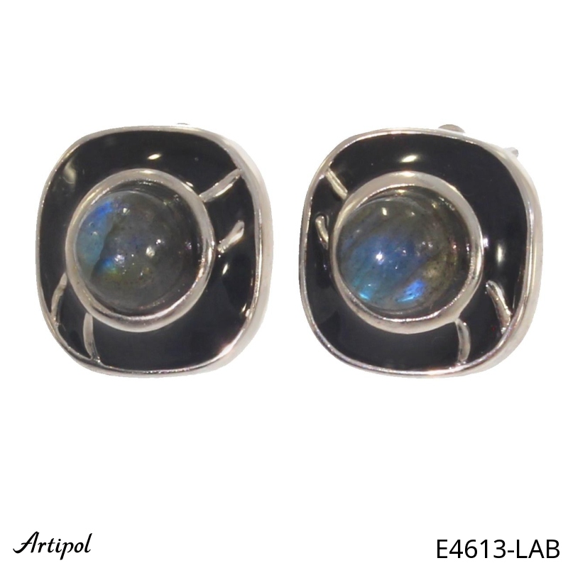 Boucles d'oreilles E4613-LAB en Labradorite véritable
