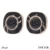 Ohrringe E4613-ON mit echter Schwarzem Onyx