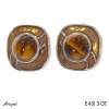 Earrings E4613-OT with real Tiger's eye