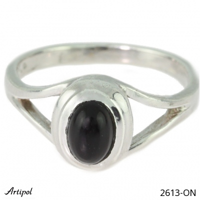 Ring 2613-ON with real Black Onyx