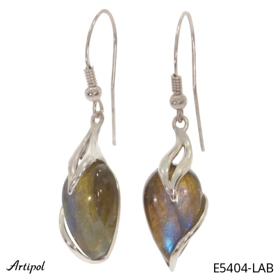 Earrings E5404-LAB with real Labradorite