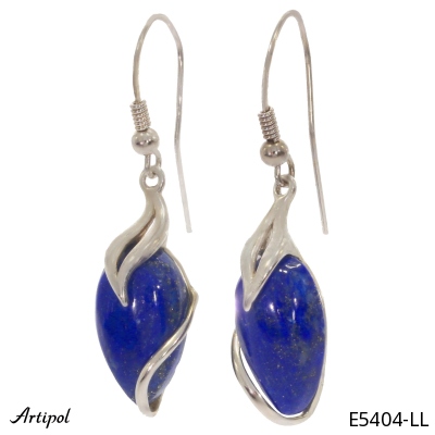 Boucle E5404-LL en Lapis-lazuli véritable