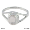 Ring 2613-QR mit echter Rosenquarz