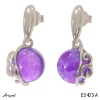 Boucles d'oreilles E3405-A en Amethyste véritable