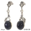 Boucles d'oreilles E3406-ON en Onyx noir véritable