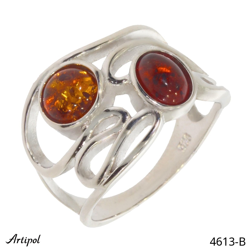 Bague 4613-B en Ambre véritable