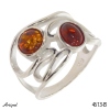 Bague 4613-B en Ambre véritable