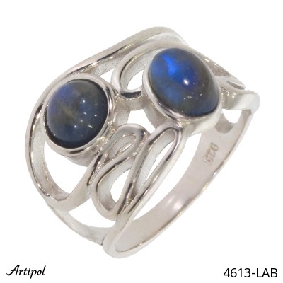 Bague 4613-LAB en Labradorite véritable