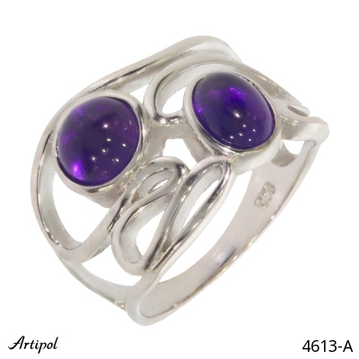 Ring 4613-A with real Amethyst