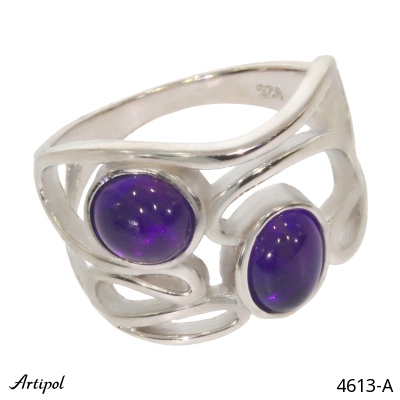 Ring 4613-A with real Amethyst