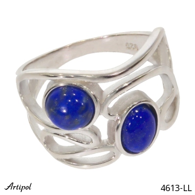 Ring 4613-LL with real Lapis lazuli