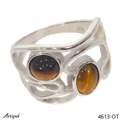 Ring 4613-OT with real Tiger's eye