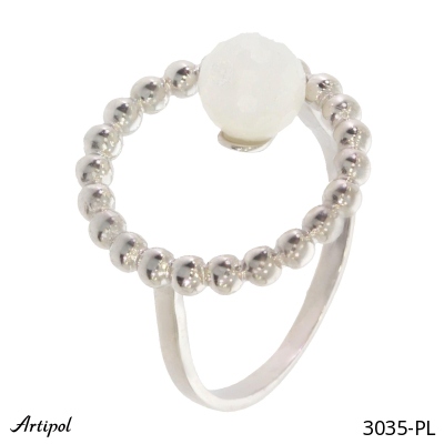 Ring 3035-PL mit echter Mondstein