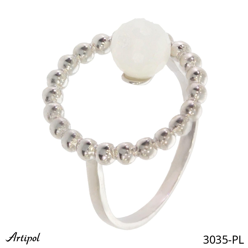 Bague 3035-PL en Pierre de lune véritable
