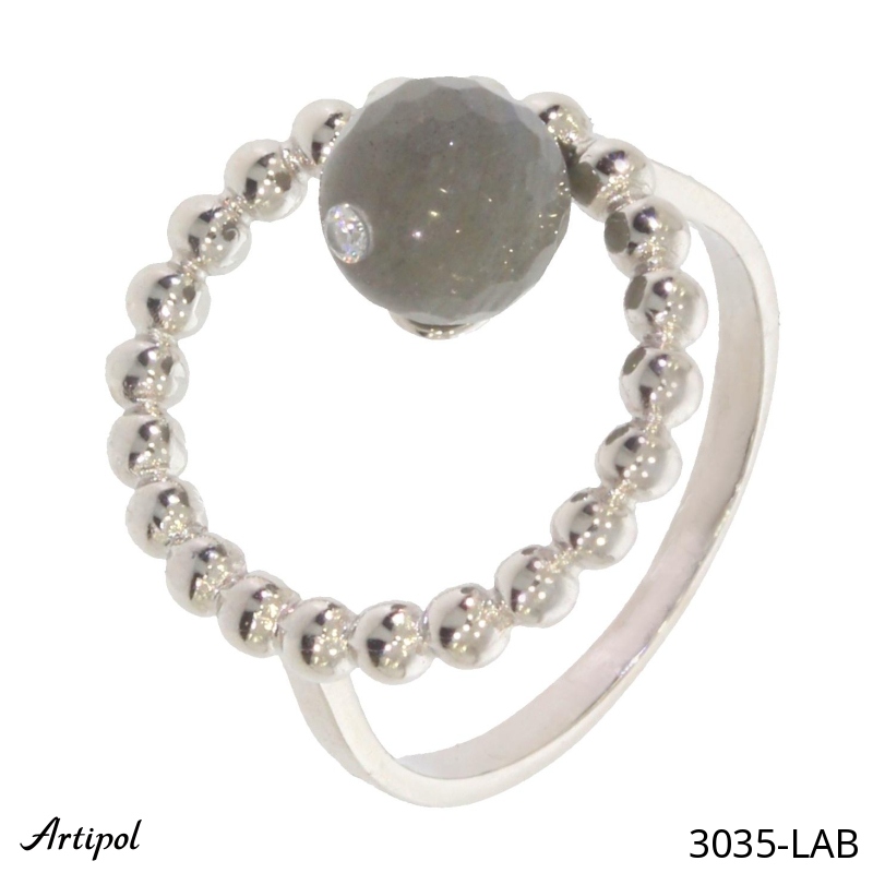 Bague 3035-LAB en Labradorite véritable