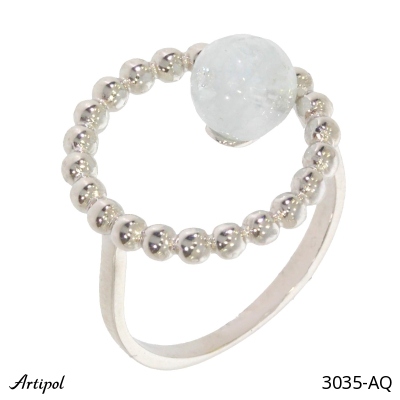 Pierścionek 3035-AQ z Akwamarynem