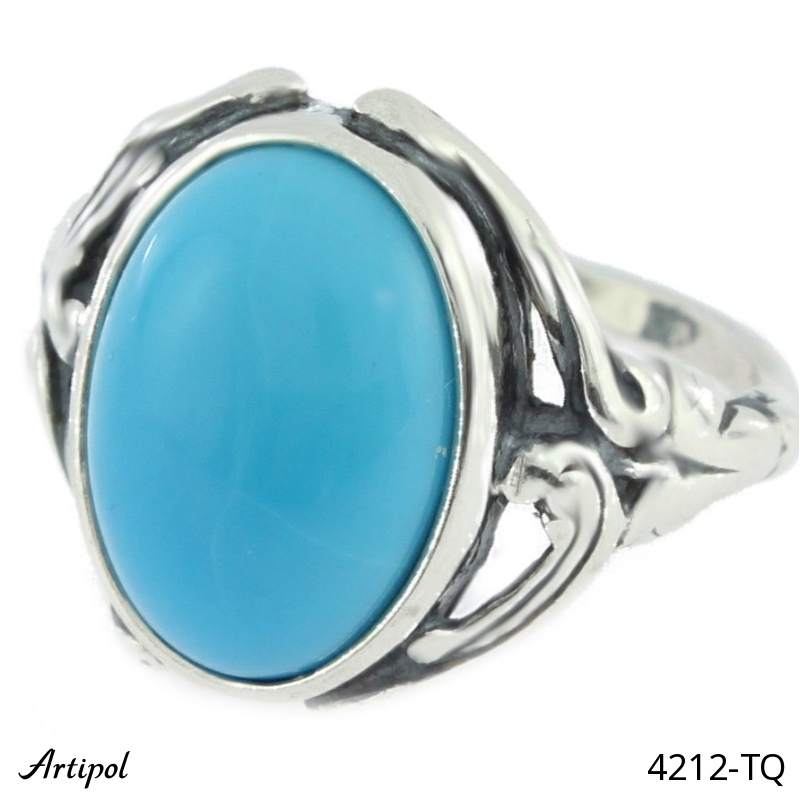 Bague 4212-TQ en Turquoise véritable