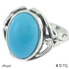 Ring 4212-TQ with real Turquoise