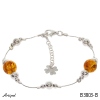 Bracelet B3803-B en Ambre véritable