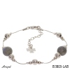 Bracelet B3803-LAB with real Labradorite