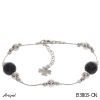 Bracelet B3803-ON with real Black Onyx