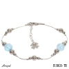 Bracelet B3803-TB with real Blue Topaz