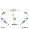 Bracelet B3803-TB with real Blue topaz