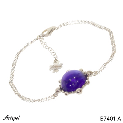 Bracelet B7401-A with real Amethyst