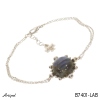 Bracelet B7401-LAB with real Labradorite