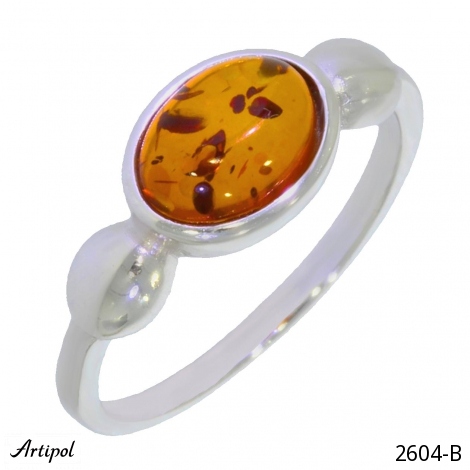 Bague 2604-B en Ambre véritable
