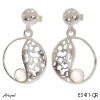 Boucles d'oreilles E3411-QR en Quartz rose véritable