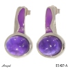 Ohrringe E5407-A mit echter Amethyst