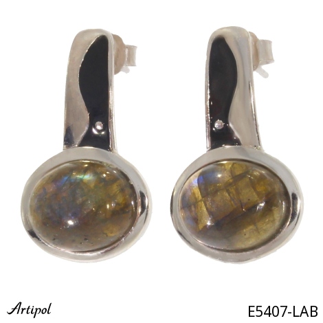 Boucles d'oreilles E5407-LAB en Labradorite véritable
