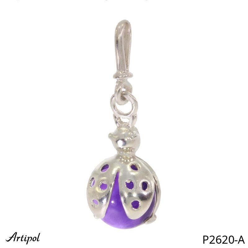 Pendant P2620-A with real Amethyst