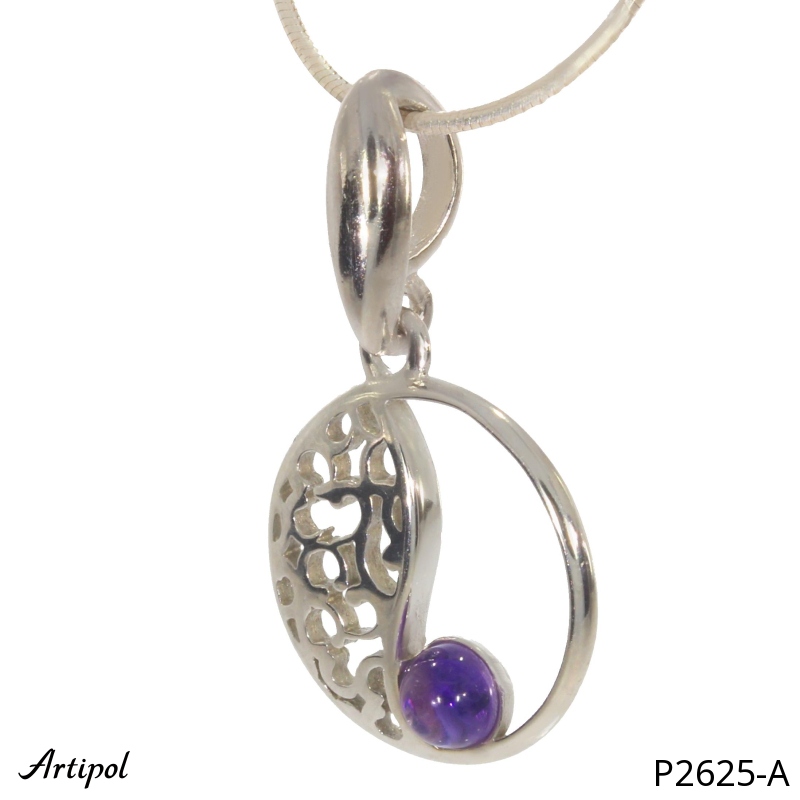 Pendentif P2625-A en Améthyste véritable